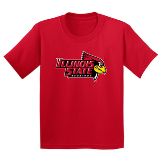 Illinois State Redbirds Primary Logo Youth T-Shirt - Red