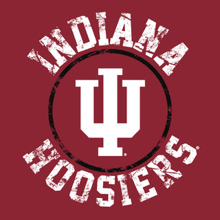 Indiana Hoosiers Distressed Circle Logo T-Shirt