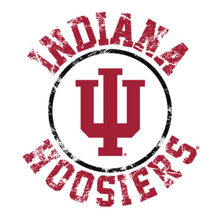 Indiana Hoosiers Distressed Circle Logo T-Shirt