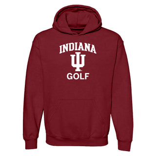 Indiana University Hoosiers Arch Logo Golf Hoodie - Cardinal