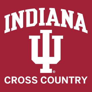 Indiana University Hoosiers Arch Logo Cross Country Hoodie - Cardinal