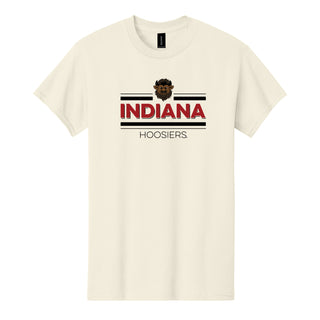 Indiana Double Bar Bison T-Shirt - Natural