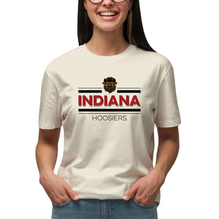 Indiana Double Bar Bison T-Shirt - Natural