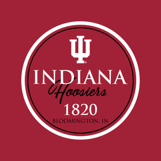 Indiana Classic Circle Bison Crewneck - Cardinal