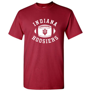 Indiana Hoosiers Football Block T-Shirt - Cardinal