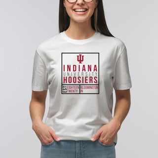 Indiana Box Label T Shirt - White
