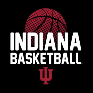 Indiana University Hoosiers Basketball Flux Basic Cotton Youth Short Sleeve T Shirt - Black