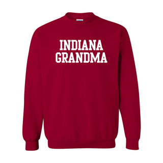 Indiana Basic Block Grandma Crewneck - Cardinal