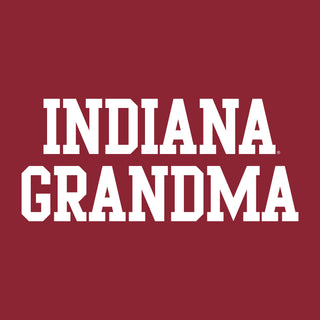 Indiana Basic Block Grandma T-Shirt - Cardinal