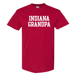 Indiana Basic Block Grandpa T-Shirt - Cardinal
