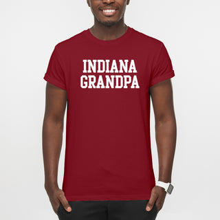 Indiana Basic Block Grandpa T-Shirt - Cardinal