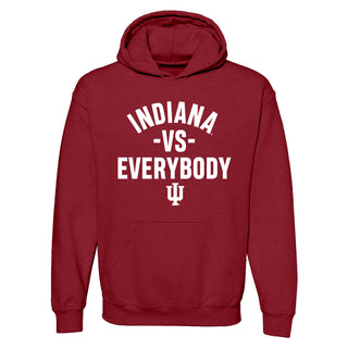 Indiana Vs Everybody Hoodie - Cardinal