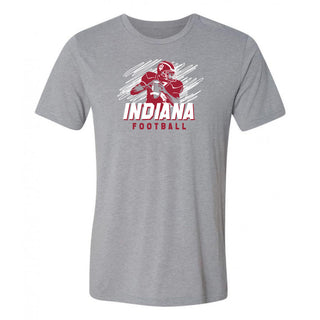 Indiana Football Action CVC T-Shirt - Athletic Heather
