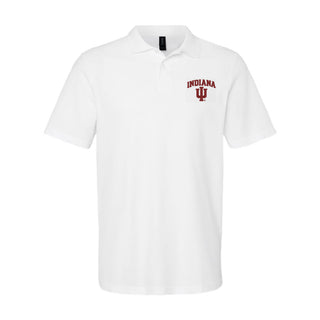 Indiana Arch Logo EMB Softstyle Pique Polo