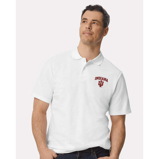 Indiana Arch Logo EMB Softstyle Pique Polo