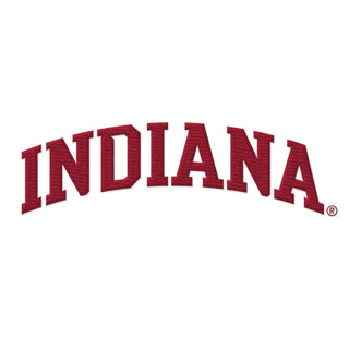 Indiana Front and Back Bison Dad Hat - White