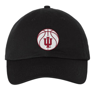 Indiana Basketball Outline EMB Dad Hat