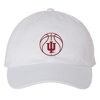 Indiana Basketball Outline EMB Dad Hat