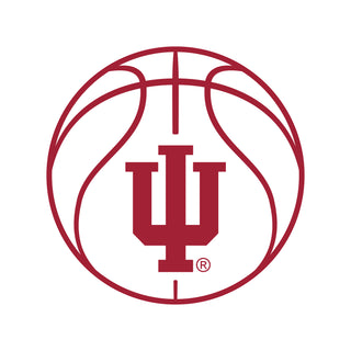 Indiana Basketball Outline EMB Dad Hat