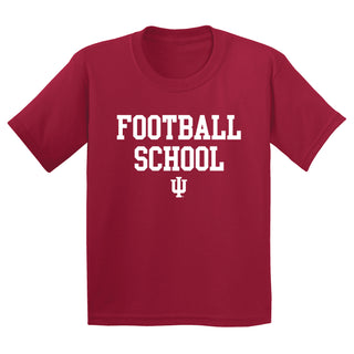 Indiana Football School Youth T-Shirt - Cardinal