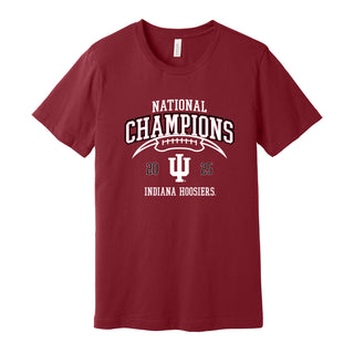 Indiana 2025 Football Champions Horizon Arch Jersey T-Shirt - Cardinal