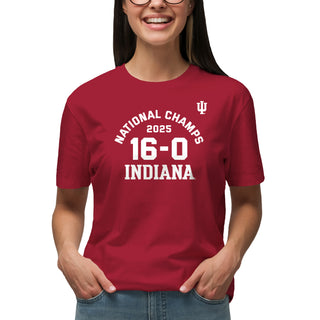 Indiana National Champions 2025 16-0 T-Shirt