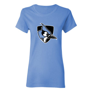 Johns Hopkins Blue Jays Primary Logo Women's T-Shirt - Carolina Blue
