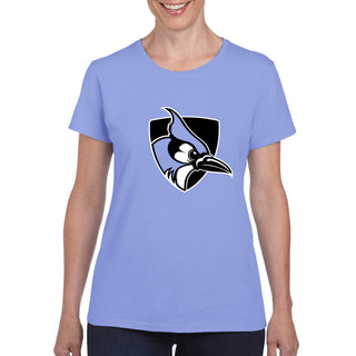 Johns Hopkins Blue Jays Primary Logo Women's T-Shirt - Carolina Blue