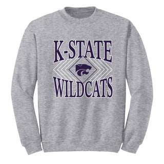K-State Diamond Victory JA BTB Fleece Crewneck - Oxford