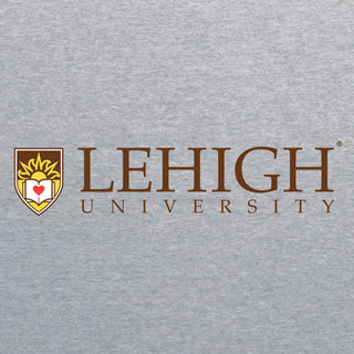 Lehigh University Mountain Hawks Instituional Logo Long Hoodie - Sport Grey