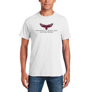 Maryland Eastern Shore Hawks Primary Logo T-Shirt - White