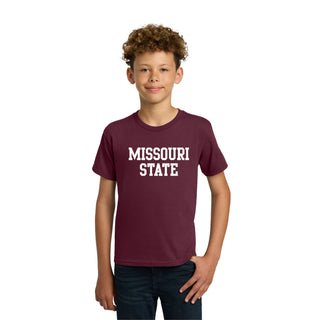 Missouri State Bears Basic Block Youth T-Shirt - Maroon