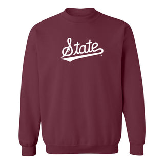 Mississippi State Script Logo Crewneck Sweatshirt