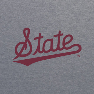 Mississippi State Script Logo NLA Triblend T-Shirt