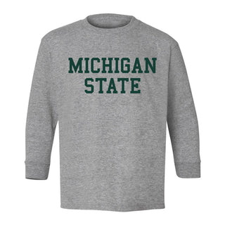 Michigan State Spartans Basic Block Youth Long Sleeve