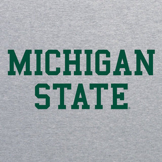 MSU Basic Block Womens Long Sleeve - Athletic Heather