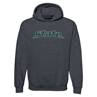 MSU State Wordmark Outline Hoodie