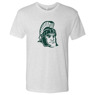 Michigan State Spartans Sparty Mark NLA Triblend T-Shirt - Heather White