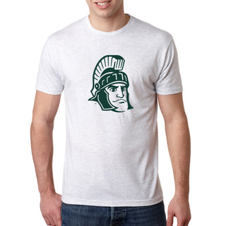 Michigan State Spartans Sparty Mark NLA Triblend T-Shirt - Heather White