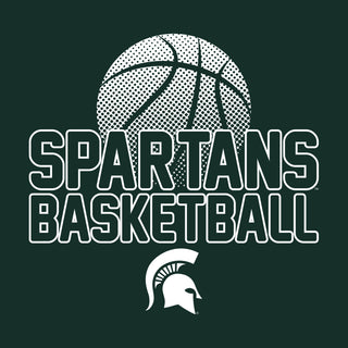 Michigan State MSU Basketball Flux Youth T Shirt - Forest