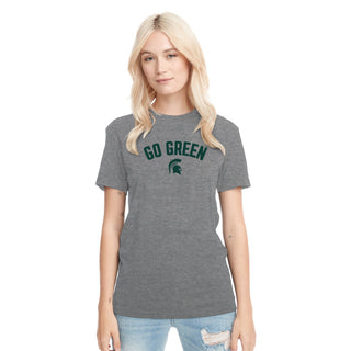 MSU Go Green Arc NLA Triblend T-Shirt