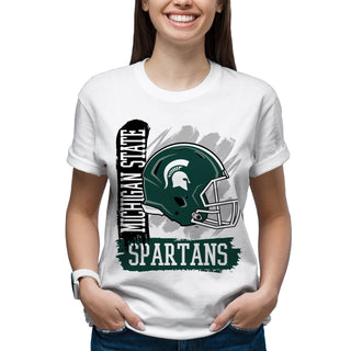 MSU 90s Big Print T-Shirt - White