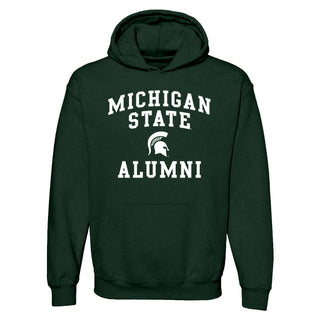 Michigan State Arch Logo Alumni Hoodie - Forest