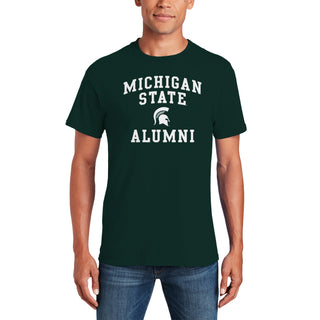 Michigan State Arch Logo Alumni T-Shirt - Forest
