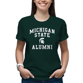 Michigan State Arch Logo Alumni T-Shirt - Forest