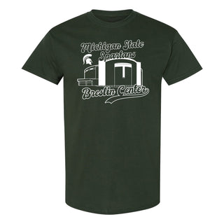 Michigan State Spartans Breslin Center T-Shirt - Forest