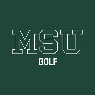 MSU Sparty Golf Mascot Mark LC Zip Hoodie - Forest