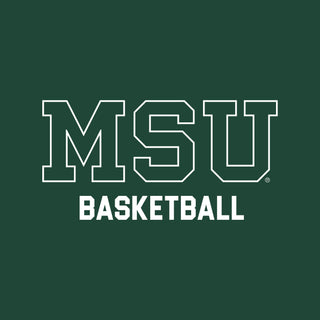 MSU Sparty Basketball Mascot Mark LC Zip Hoodie - Forest