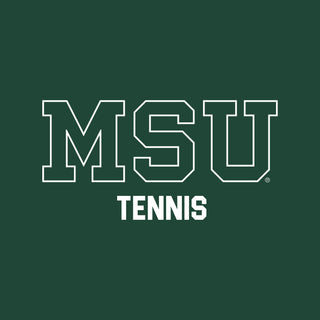 MSU Sparty Tennis Mascot Mark LC Zip Hoodie - Forest