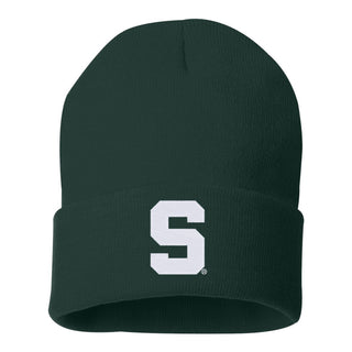 MSU Block S Logo Knit Cuffed Beanie